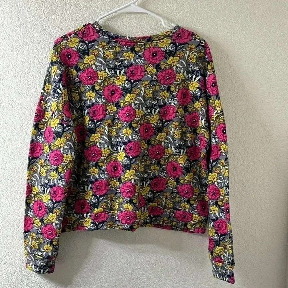 RHODE Thera floral-print cotton-fleece sweatshirt - Picture 4 of 9